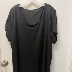 Torrid Black Short Sleeve Athletic Tee